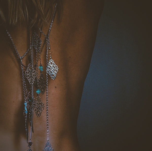 variety of lariats, silver, bronze, copper, adjustable, long necklaces