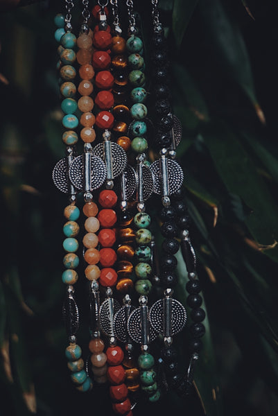 variety of wrap beaded bracelets, product image