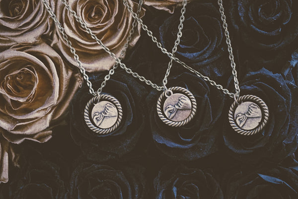 bronze, pinky swear charm, necklaces, product image